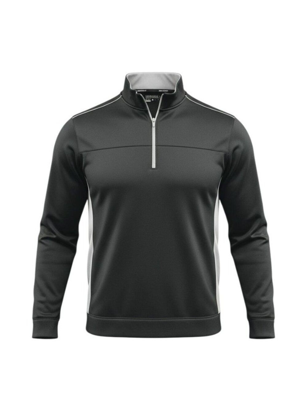 Nike Golf Therma-Fit Black & Gray 1/4-Zip Pullover XL Mens Long Sleeve